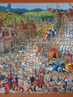 Heye Bunny Battles 1000-piece puzzle