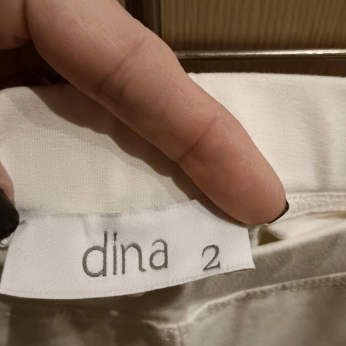 Dina Capri Leggings plus size like new, beige with elastic hem