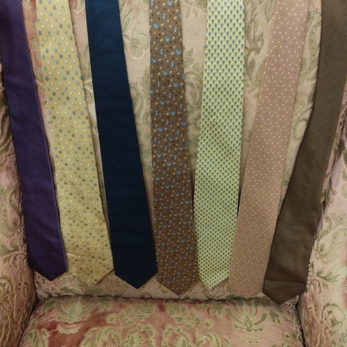Salvatore Ferragamo silk ties pack of 7 like new