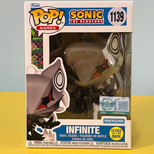 Funko Pop Sonic Hedgehog Infinite vinyl figure new, limited edition 9500 pcs
