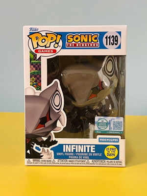 Funko Pop Sonic Hedgehog Infinite βινύλιο φιγούρα καινούργια, περιορισμένη έκδοση 9500 τεμ