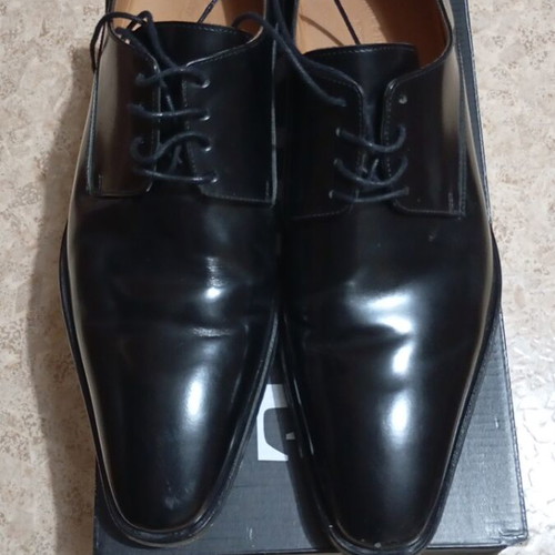 Men's dress shoes like new, size 44, black