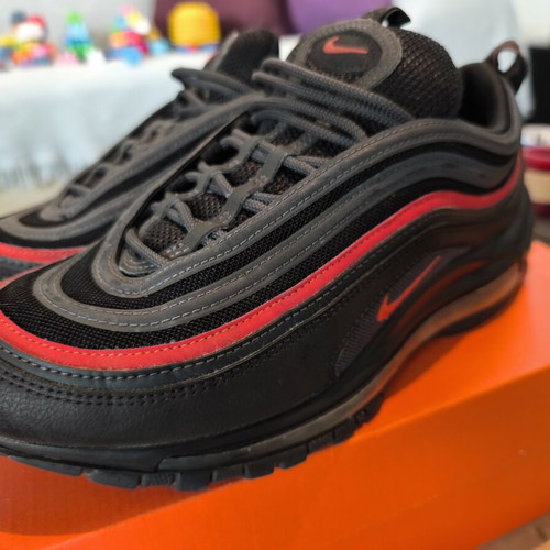 Nike Air Max 97 sneakers like new, size 43, black and red