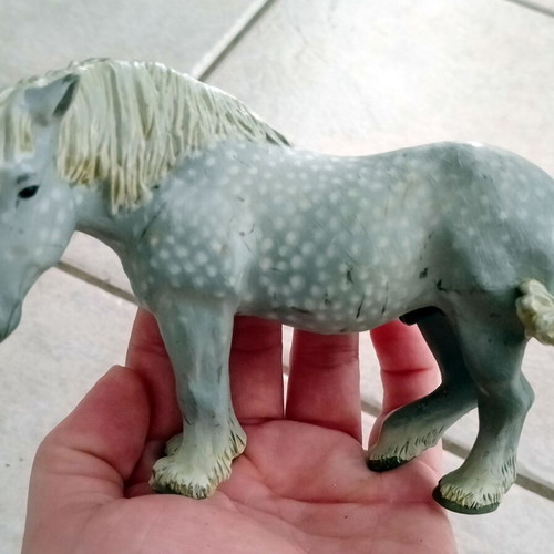 Plastic animal figures pack of 17, horses, zebras and dogs