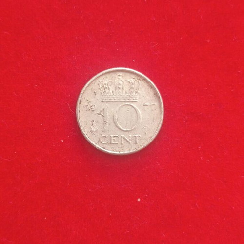 Netherlands 10 Cents Coin used