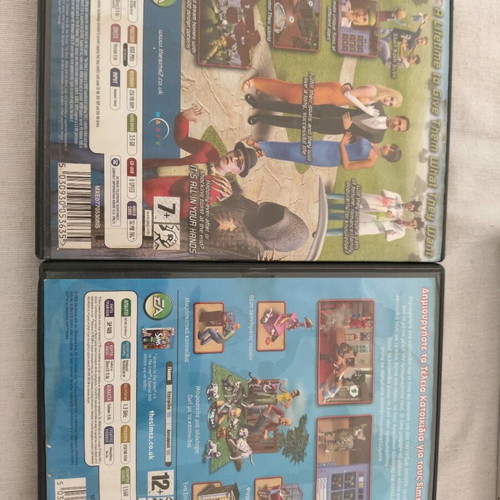 Sims2 and Sims2 Pets PC games like new