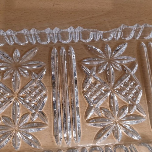 Crystal vintage ordevieras-dry fruit dishes like new, set of 4