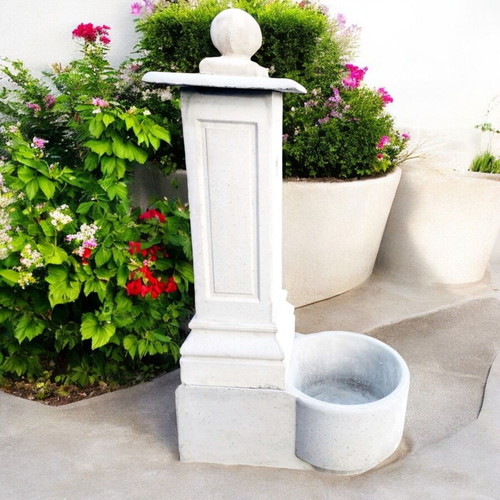Concrete Garden Fountain Selena white new