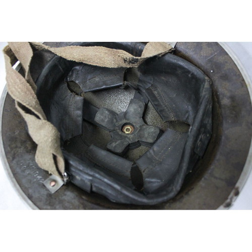 British Army MKII Helmet with Original Liner and Chinstrap (M.R. 1942)