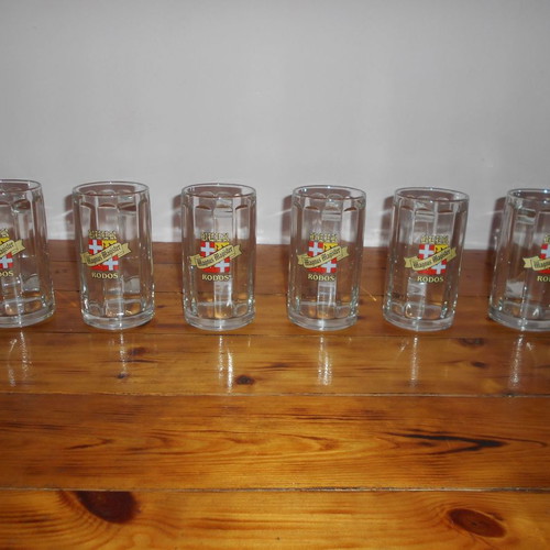 Magnus Magister beer glasses set of 4 new, 0.3 liter