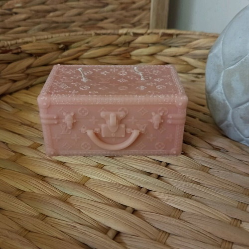 Handmade suitcase-shaped candle new