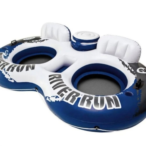 Intex double tube inflatable water toy with two life rings