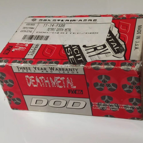 DOD Death Metal Distortion FX86 distortion pedal new