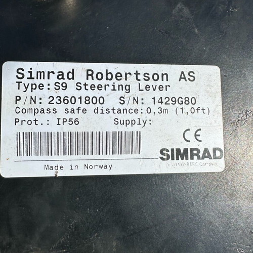 Simrad Robertson AS S9 autopilot like new