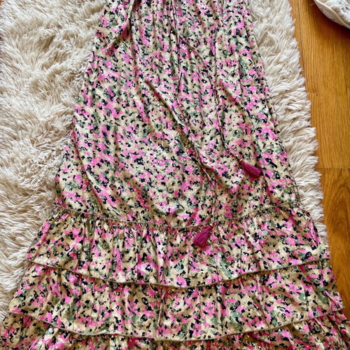 Bohemian Camo maxi skirt Medium new