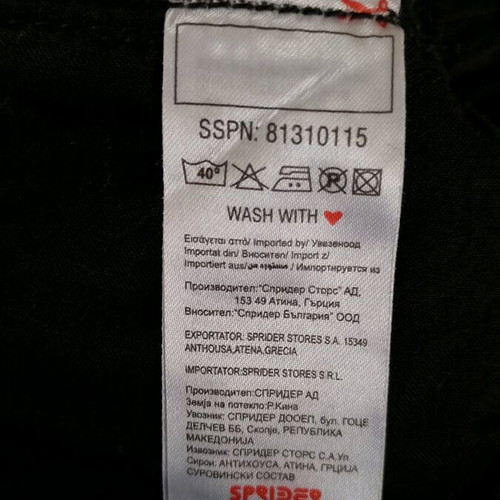 Sprider men's jeans with straight cut, black, size L, like new