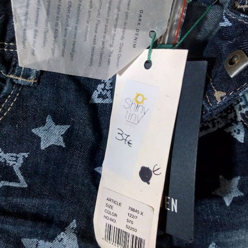 Blue Seven Dark Blue Star Jeans size 122 cm brand new with tags