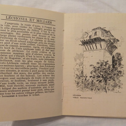 Au pays des Centaures book like new, 1940 travel guide