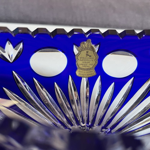Imperlux Genuine Handcut Lead Crystal Bowl Like New