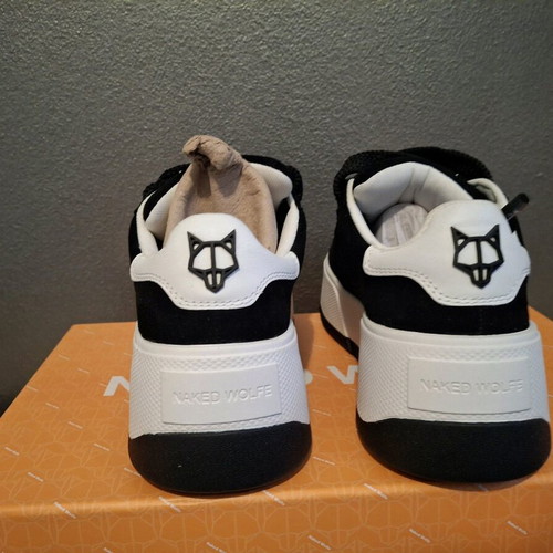 Naked Wolfe women's sneakers new, size 38, black and white