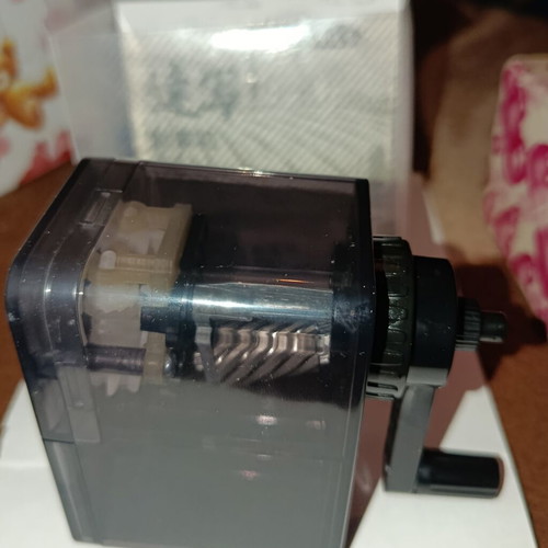Handheld pencil sharpener new with drawer