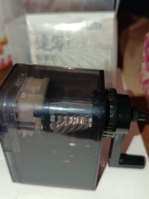 Handheld pencil sharpener new with drawer