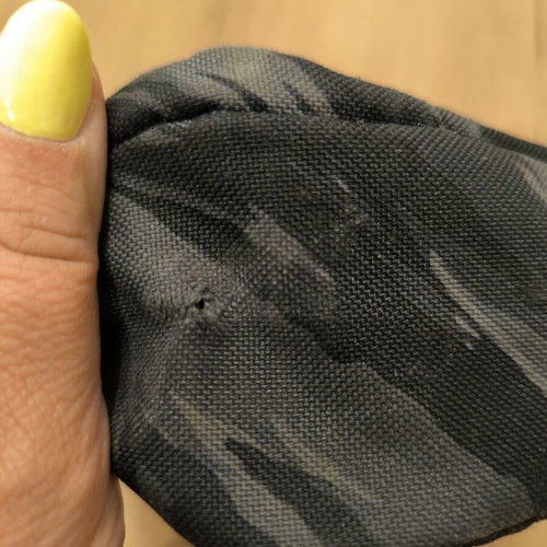 Nike shoulder bag used, camouflage design, black and grey