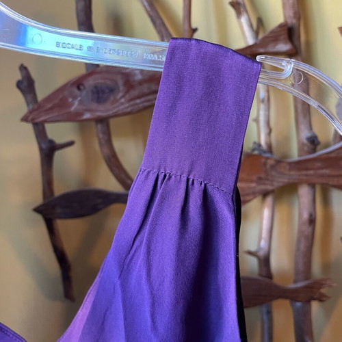Silk Top size S like new, purple