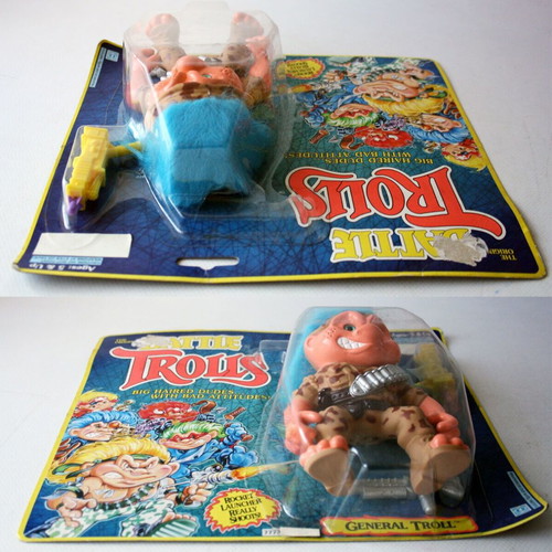 Battle Trolls General Troll figure Hasbro sealed vintage 1993 new