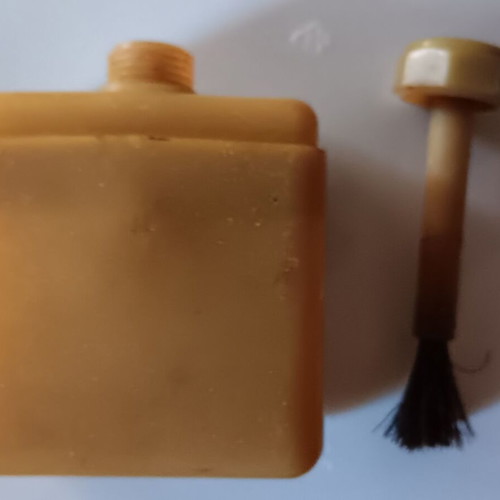Collectible military plastic canteen used
