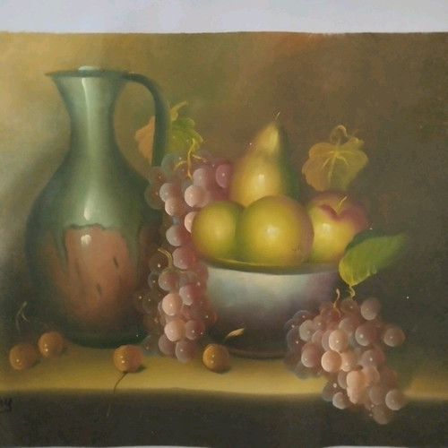 Oil painting on canvas Fruits like new 30x40