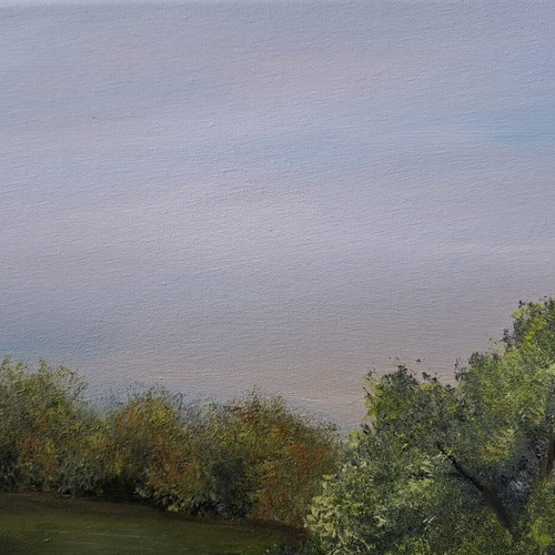 Oil painting landscape artwork new handmade