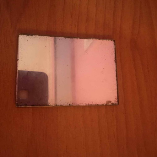 Small handbag mirror used, advertising collectible 1950-1960