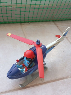 Playmobil helicopter used, broken rotor part