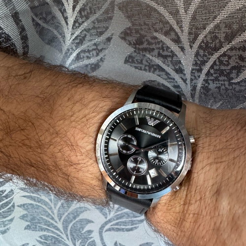 Emporio Armani men's watch AR2447 like new, black