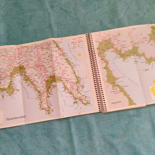 Greece - 57 Road Maps like new, 1989, Zouboulaki