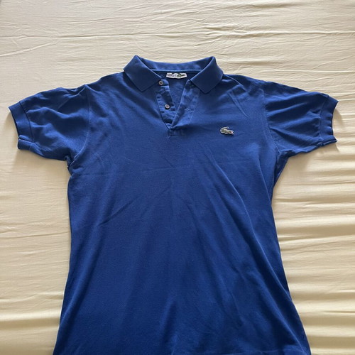 Lacoste polo shirt used, size Medium, blue