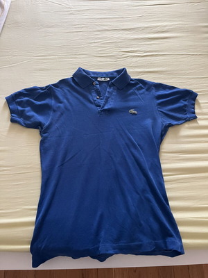 Lacoste polo shirt used, size Medium, blue