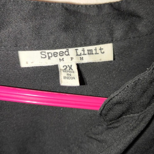Women's black shirt 2XL used, viscose, smart casual