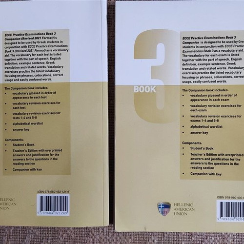 ECCE Practice Examinations 3 books used, set of 4