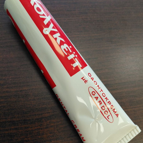 Vintage Colgate promotional toothpaste with original box 60s-70s