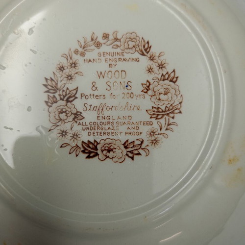 Vintage Wood & Sons English Serving Bowl 21 cm like new