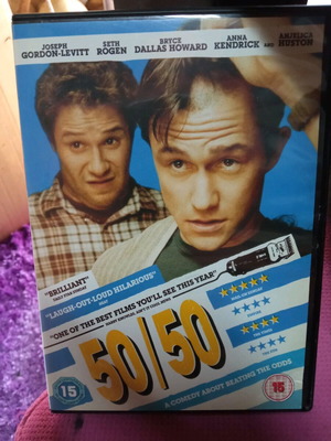 50/50 DVD like new, comedy adventure, subbed