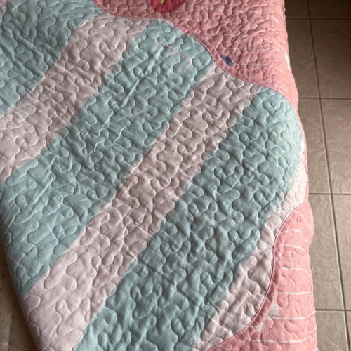 Double-sided pique 140x200 like new, suitable for summer blanket
