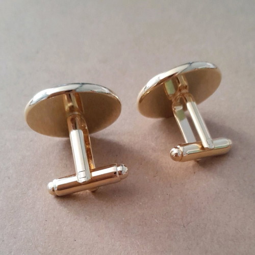 Texas vintage cufflinks stainless steel, 2cm diameter, like new