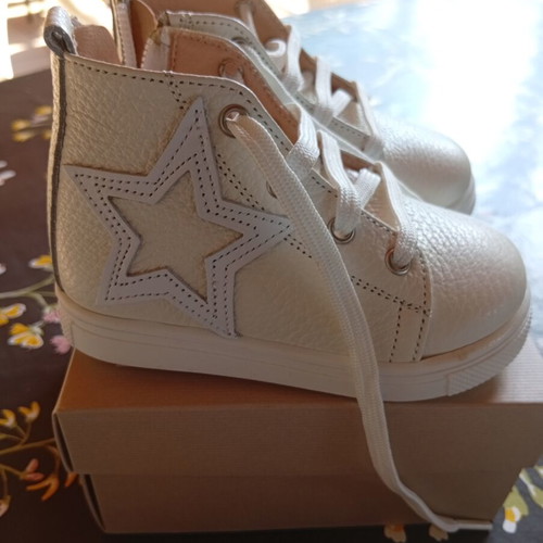 Gorgino white baptism boy boots no20
