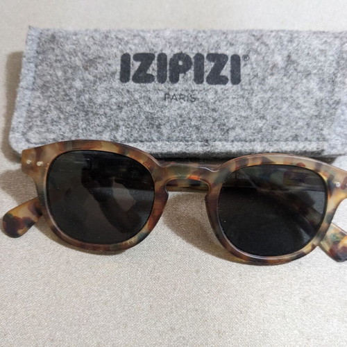 Izipizi tortoise sunglasses used, beige