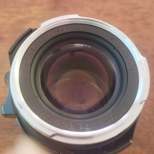 Voigtlander VM Nokton Classic MC 40mm f1.4 lens used