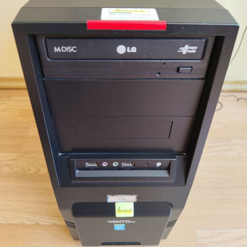Desktop PC set Pentium 3GHz 4GB RAM with LG 19" monitor, keyboard, mouse, speakers