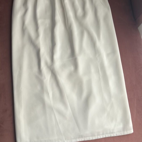 White skirt used, size small/medium slim fit